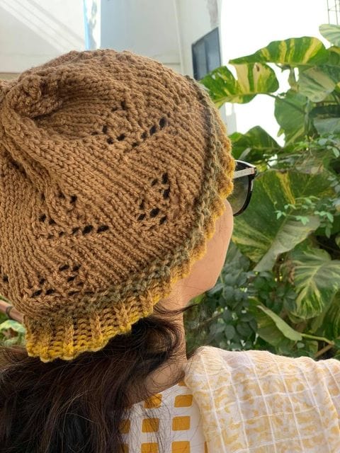 Loom Knit ePattern: Paisley Hat