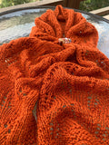 Kamalkknits Loom knit ePattern: Wheat Ears Lace Stole Pattern