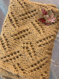Kamalkknits Loom Knit ePattern: Wheat Stalk Lace Shawl/Stole Pattern