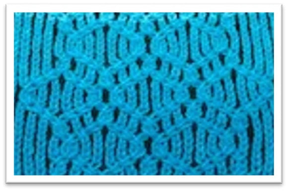 Kera Weiserbs Loom Knit ePattern: Brioche Cable Pattern
