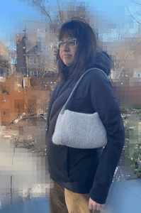 Kera Weiserbs Loom Knit ePattern: Trapezoid Felted Handbag Pattern