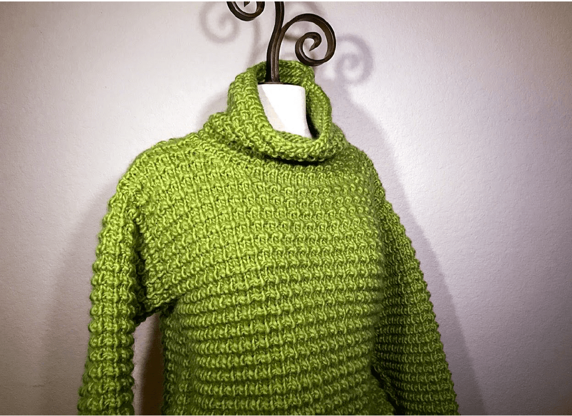Loom Knit ePattern: Easy Going Pullover Sweater – CinDWood Looms