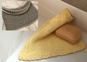 Kristen Mangus Loom Knit ePattern: Seed Dishcloth Pattern