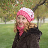 Kristy Bundle Bundle: 5/8 48 peg Pink/Tan Loom + Heart Slouch Hat ePattern Loom + ePattern Bundle