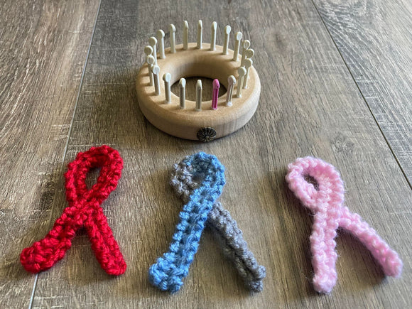 CINDWOOD Crafts Cancer Awareness Pink Pom Pom Keychain