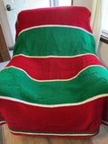 Laurie Schue Loom Knit ePattern: Christmas Joy Afghan Patterns