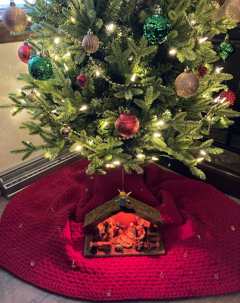Loom Knit ePattern: Lapghan/Tree Skirt – CinDWood Looms