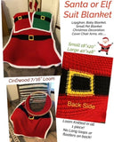 Laurie Schue Loom Knit ePattern:  Santa or Elf Blanket Patterns