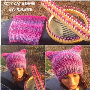 ePattern: Kitty Cat Beanie