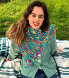 Renee Van Hoy Loom Knit eBook:  Little Scarves Too : Go Fly Kite (large print) Pattern