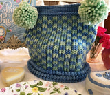 Renee Van Hoy Loom Knit ePattern: Checkers for Tea Pattern