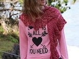 Renee Van Hoy Loom Knit ePattern: Little Lace Flounce Pattern