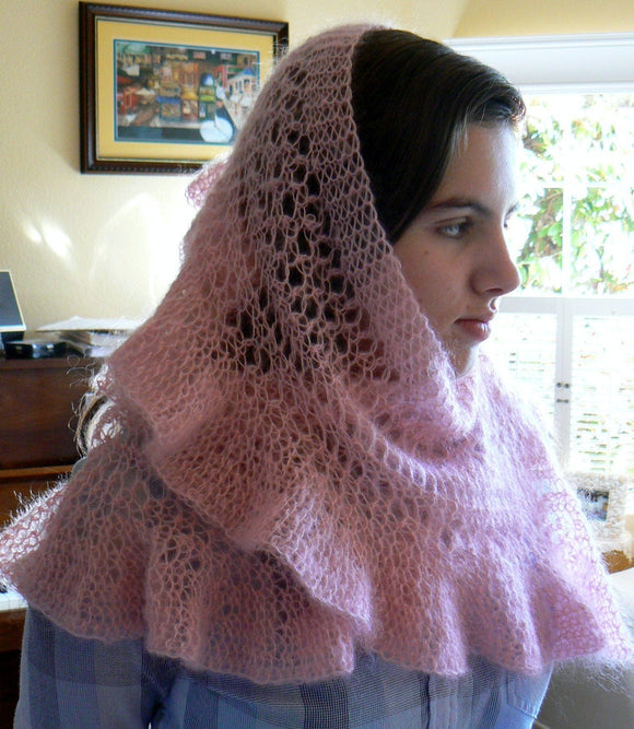 Renee Van Hoy Loom Knit ePattern: Pink Pearl Wrap Pattern