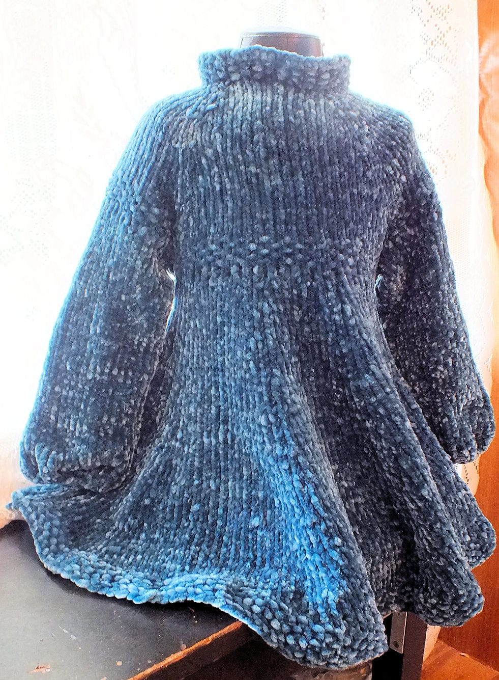 ePattern: X loom Yolk Neck Toddler Dress