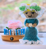 Scarlett Royale Loom Knit ePattern: Flower Pot Doll Patterns