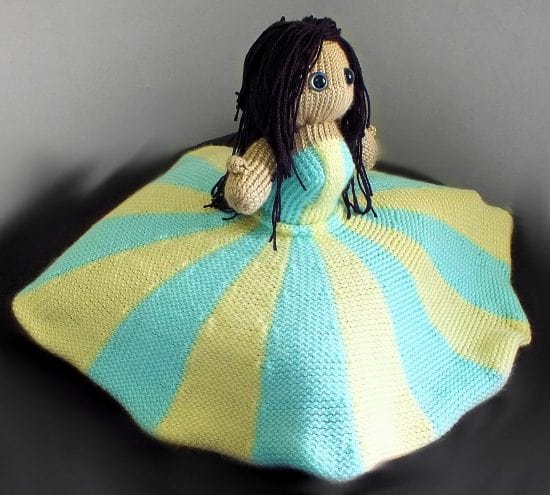 open lace back dress Loom Knit ePattern: Princess Doll Blanket – CinDWood Looms