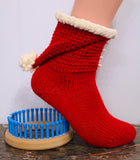 Scarlett Royale Loom Knit ePattern: Santa Hat Booties Patterns