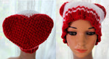 Scarlett Royale Loom Knit ePattern: Woven Heart Slouch Hat