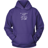 teelaunch If I can't bring my loom I'm not going (small words) Hoodie Loom Knitting Swag Unisex Hoodie / Purple / S Looming Swag