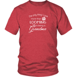 teelaunch Looming Grandma Unisex T-Shirt Swag District Unisex Shirt / Heather Red / S Looming Swag