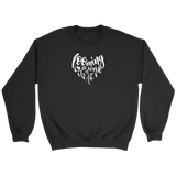 teelaunch Looming is a Work of Heart Crewneck Sweatshirt Swag Crewneck Sweatshirt / Black / S Looming Swag