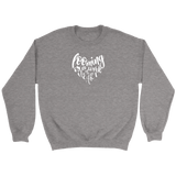 teelaunch Looming is a Work of Heart Crewneck Sweatshirt Swag Crewneck Sweatshirt / Sport Grey / S Looming Swag