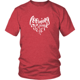 teelaunch Looming is a Work of Heart Unisex T-shirt Swag District Unisex Shirt / Heather Red / S Looming Swag