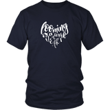 teelaunch Looming is a Work of Heart Unisex T-shirt Swag District Unisex Shirt / Navy / S Looming Swag