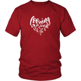 teelaunch Looming is a Work of Heart Unisex T-shirt Swag District Unisex Shirt / Red / S Looming Swag