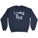 teelaunch Looming King Crewneck Sweatshirt CinDWood Swag Crewneck Sweatshirt / Navy / S Looming Swag