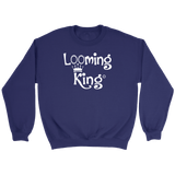 teelaunch Looming King Crewneck Sweatshirt CinDWood Swag Crewneck Sweatshirt / Purple / S Looming Swag