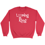 teelaunch Looming King Crewneck Sweatshirt CinDWood Swag Crewneck Sweatshirt / Red / S Looming Swag