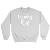 teelaunch Looming King Crewneck Sweatshirt CinDWood Swag Crewneck Sweatshirt / White / S Looming Swag