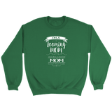 teelaunch Looming Mom is Cooler Crewneck Sweatshirt Swag Crewneck Sweatshirt / Irish Green / S Looming Swag