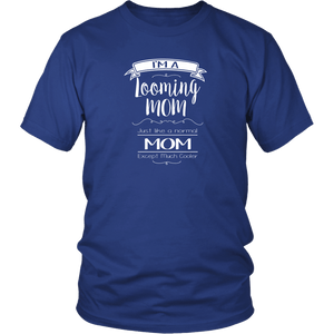 teelaunch Looming Mom is Cooler Unisex t-shirt Swag District Unisex Shirt / Purple / S Looming Swag