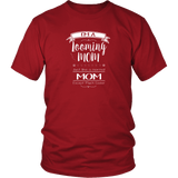 teelaunch Looming Mom is Cooler with Loom\Yarn Unisex t-shirt Swag District Unisex Shirt / Red / S Looming Swag