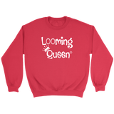 teelaunch Looming Queen Crewneck Sweatshirt Loom Knitting Swag Crewneck Sweatshirt / Red / S Looming Swag