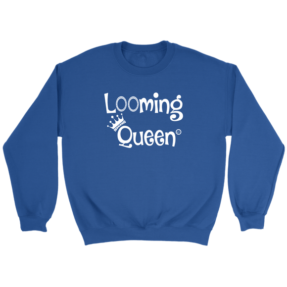 teelaunch Looming Queen Crewneck Sweatshirt Loom Knitting Swag Crewneck Sweatshirt / Royal / S Looming Swag