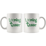 teelaunch Looming Queen Mug CinDWood Swag Green Looming Swag